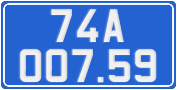 License plate of Vietnam, Government and public administrations