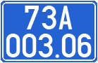 License plate of Vietnam, Government and public administrations