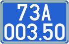 License plate of Vietnam, Government and public administrations
