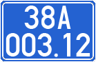 License plate of Vietnam, Government and public administrations