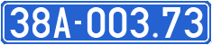 License plate of Vietnam, Government and public administrations