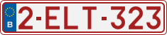 License plate of Belgium, Regular plates (2010)