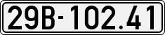 License plate of Vietnam, Cars