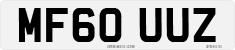 License plate of the United Kingdom, 2001 year system