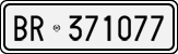 License plate of Italy, Cars (1927 year series)