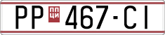 License plate of North Macedonia, Regular plates (1993)