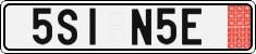 License plate of the Czech Republic, Export transit plates