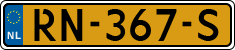 License plate of the Netherlands, Cars