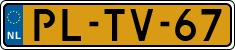 License plate of the Netherlands, Cars