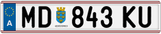 License plate of Austria, Regular plates
