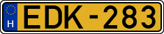 license plates of Hungary, Commercial vehicles (1990)