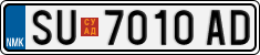 License plate of North Macedonia, Regular plates (2012)