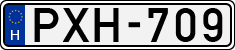 license plates of Hungary, Cars (1990)