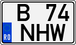 License plate of Romania, Regular plates