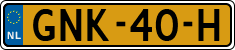 License plate of the Netherlands, Cars