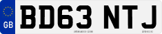 License plate of the United Kingdom, 2001 year system