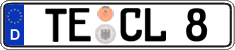 German license plate, Regular plates