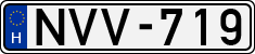 license plates of Hungary, Cars (1990)