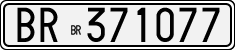 License plate of Italy, Cars (1927 year series)