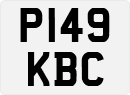 License plate of the United Kingdom, 1983 year system