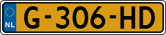 License plate of the Netherlands, Cars