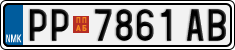 License plate of North Macedonia, Regular plates (2012)