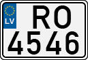 License plate of Latvia, Regular car plates