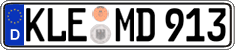 German license plate, Regular plates