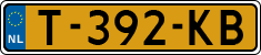 License plate of the Netherlands, Cars