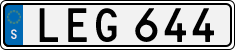License plate of Sweden, Regular plates