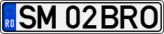 License plate of Romania, Regular plates