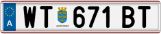 License plate of Austria, Regular plates