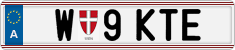 License plate of Austria, Regular plates