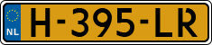License plate of the Netherlands, Cars