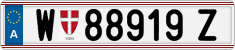 License plate of Austria, Regular plates