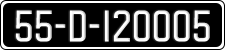 License plate of Ireland, Regular plates