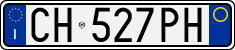 License plate of Italy, Cars (1994 year series)