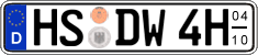 German license plate, Seasonal plates (Oldtimers)