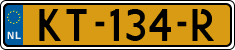 License plate of the Netherlands, Cars