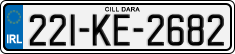 License plate of Ireland, Regular plates