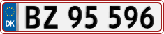License plate of Denmark, Regular plates