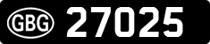 License plate of Guernsey, Regular plates