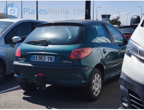 BX-963-YN, Peugeot 206