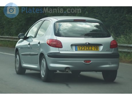 123 CEZ 78, Peugeot 206