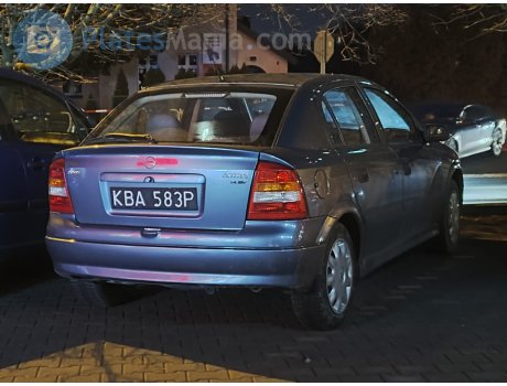 KBA 583P, Opel Astra