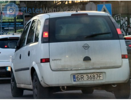 SR 3687F, Opel Meriva