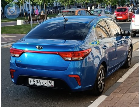 н594кх76, Kia Rio
