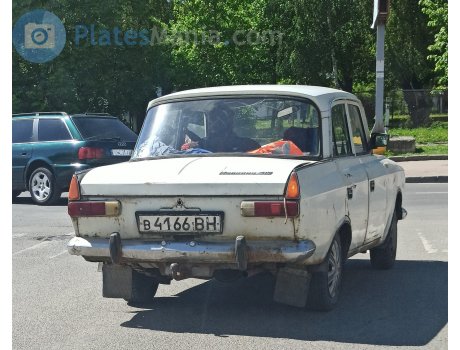 в 4166 ВН, Izh Москвич-408/412 (Moskvich-408/412)
