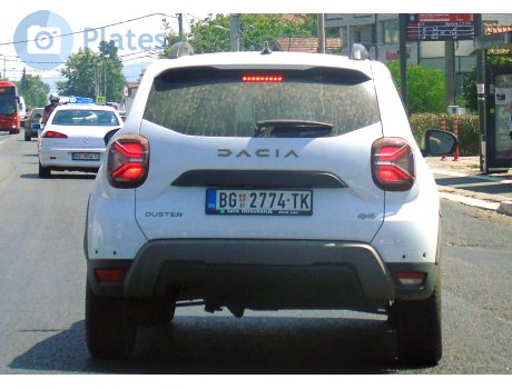BG 2774-TK, Dacia Duster