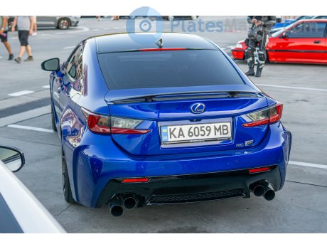KA 6059 MB, Lexus RC